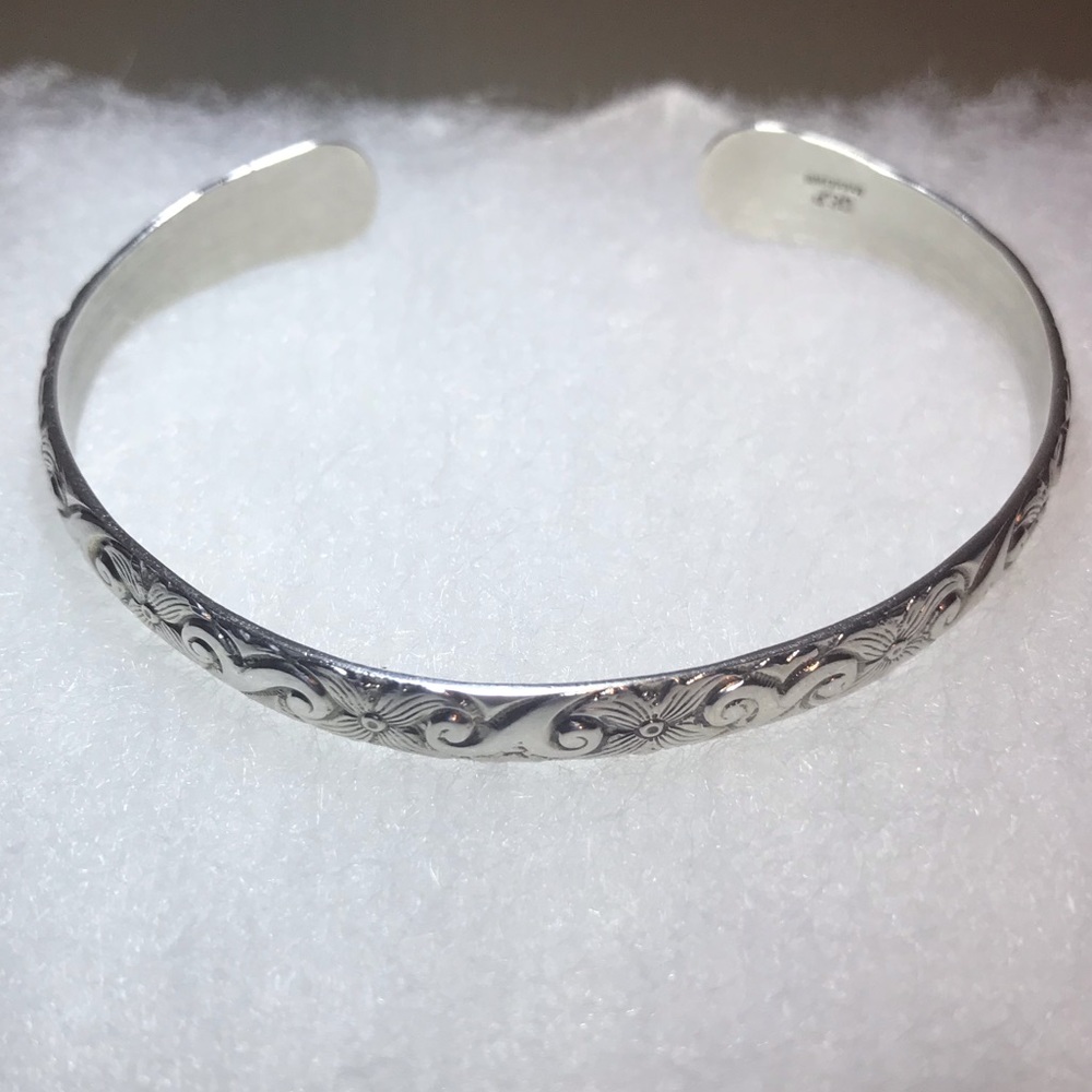 Sterling Silver Cuff Bracelet - Picture 4 of 6